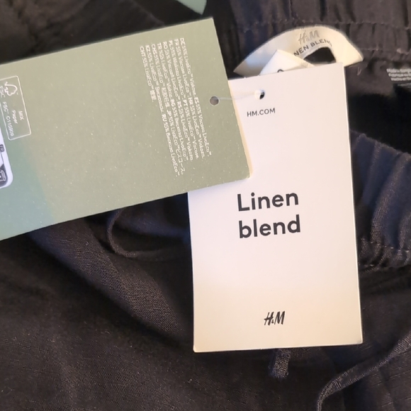 H&M Black Wide Leg Pants - Picture 7 of 7